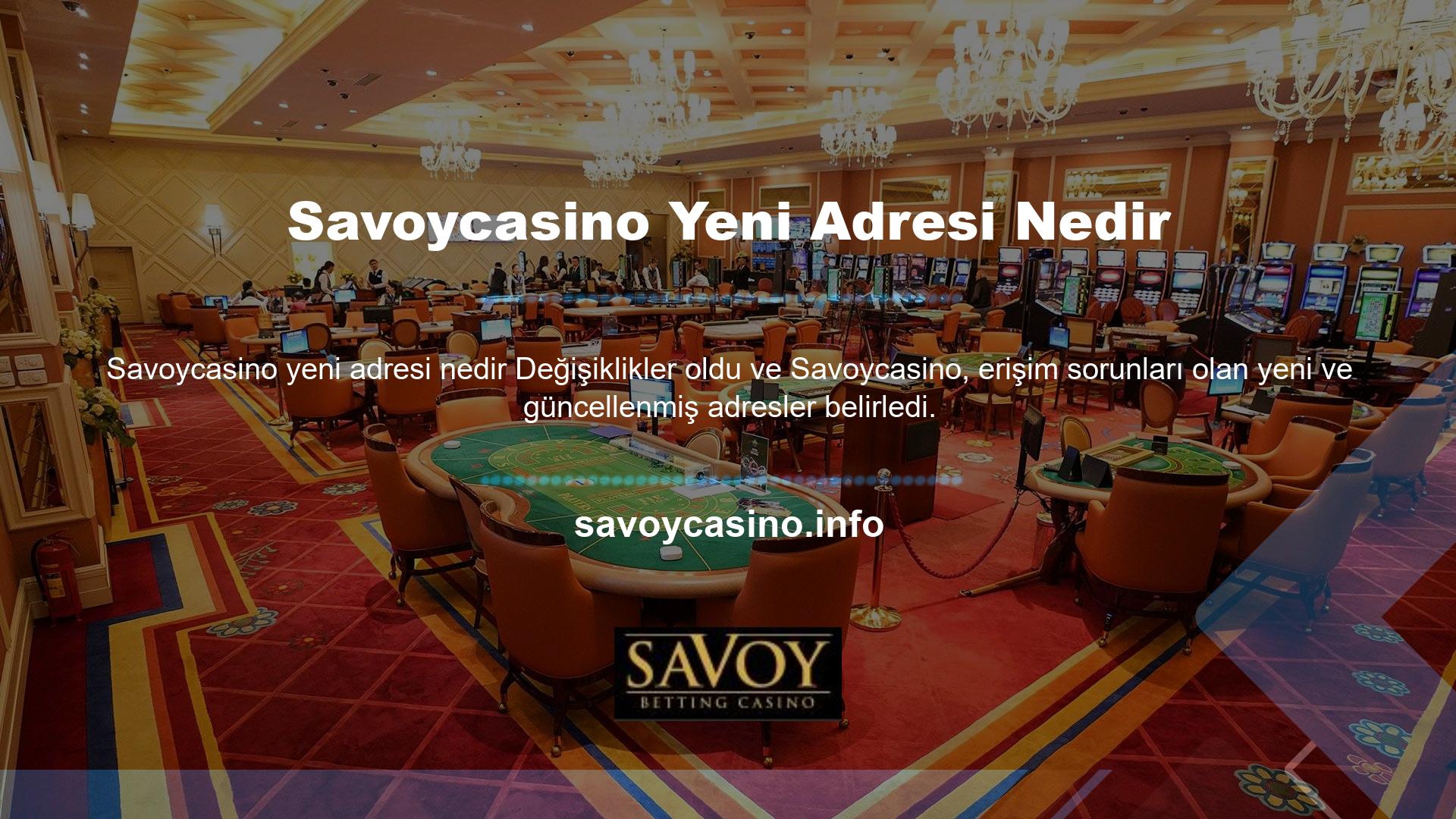 Savoycasino yeni adresi ne? Türkçe IP'ler Savoycasino
