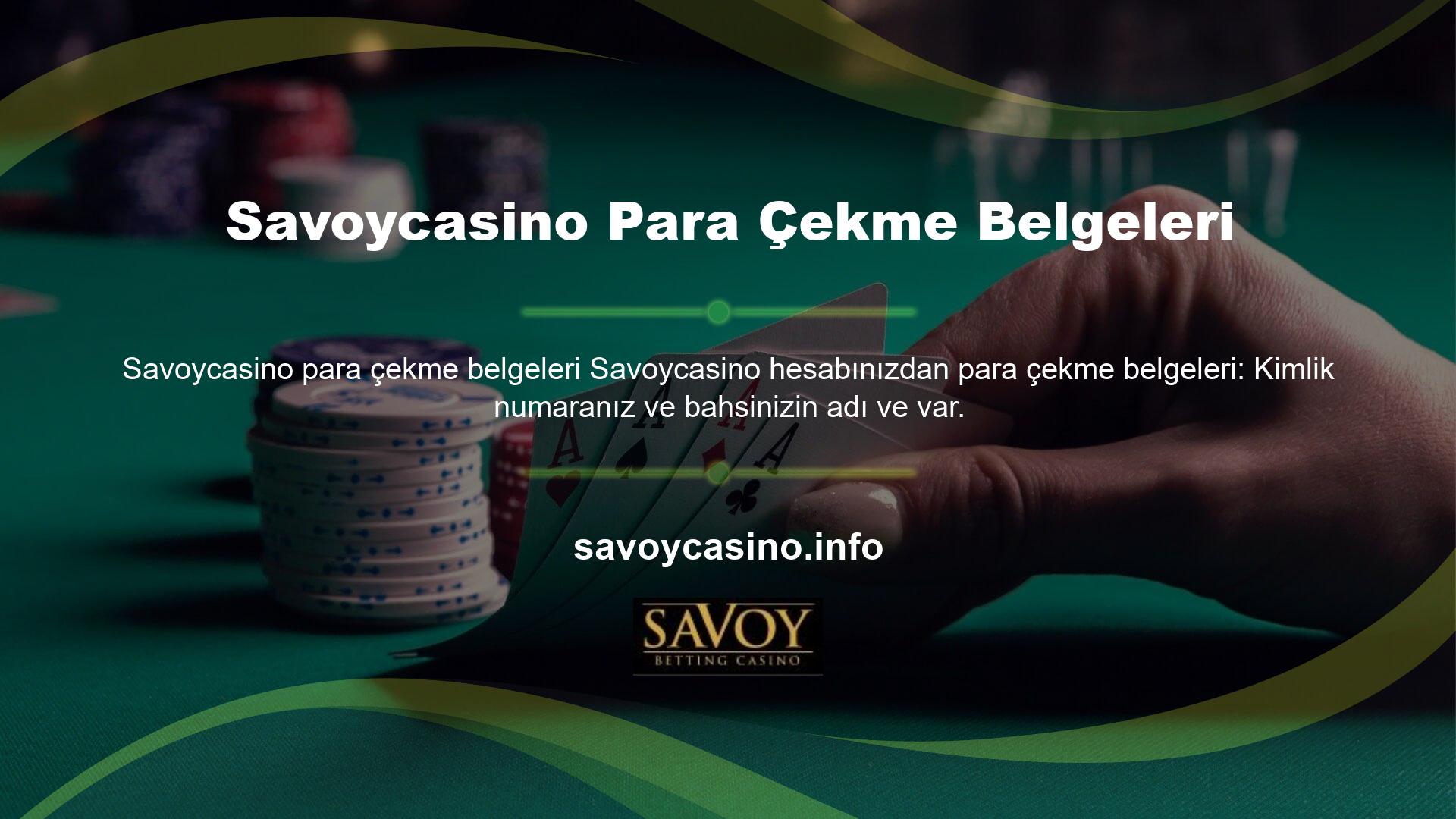 Deneyimli casino severler, yabancı Savoycasino BTK’nın, çevrimiçi casino sitesi Savoycasino de dahil olmak üzere Türk casino endüstrisine girmesinin yasak olduğunu biliyor